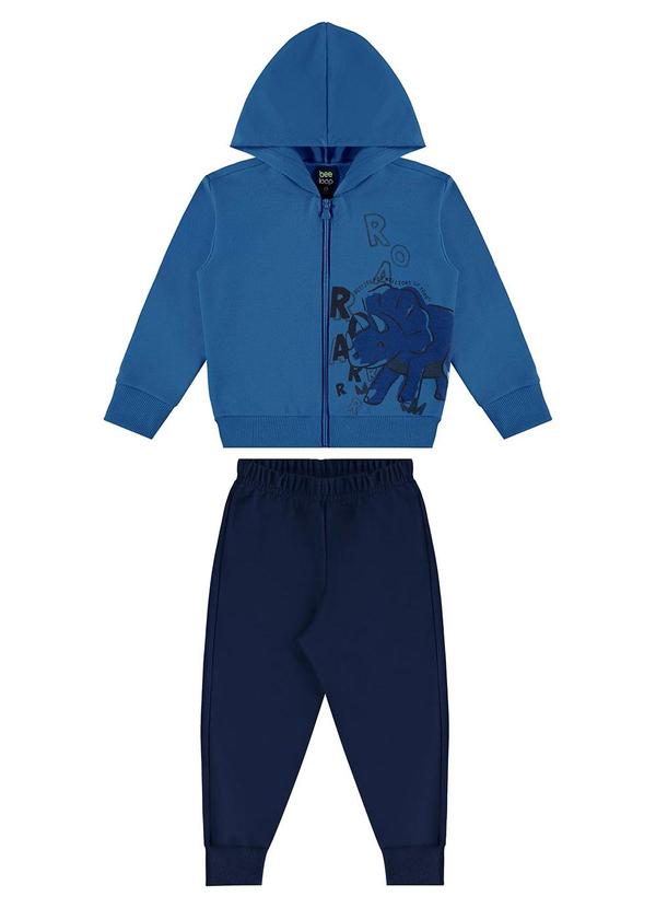 Conjunto Jaqueta Dino e Calça Azul