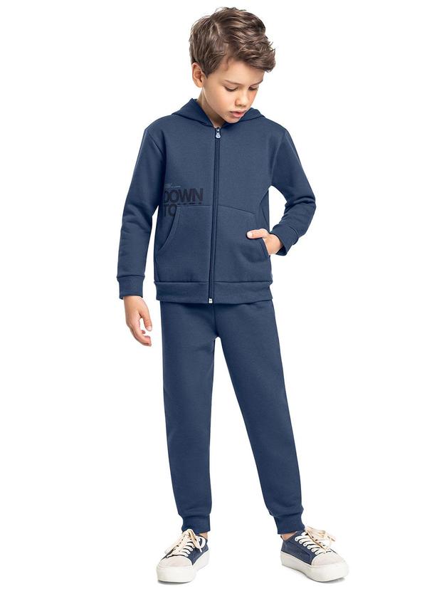 Conjunto Jaqueta Downtown Calça Azul