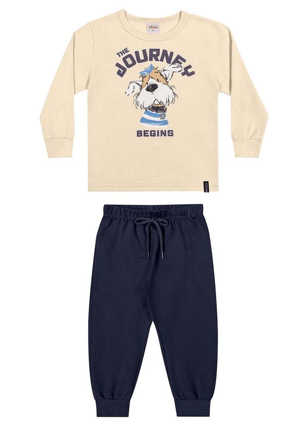 Conjunto Longo Infantil Menino Journey Bege