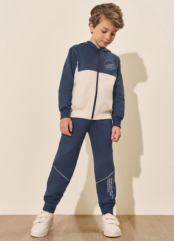 Conjunto Longo Infantil Menino Outdoor Azul