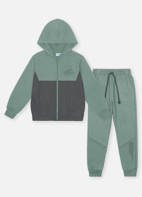 Conjunto Longo Infantil Menino Outdoor Verde