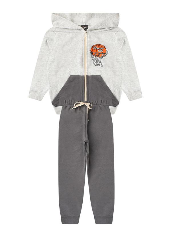 Conjunto Menino Champs 1985 Cinza