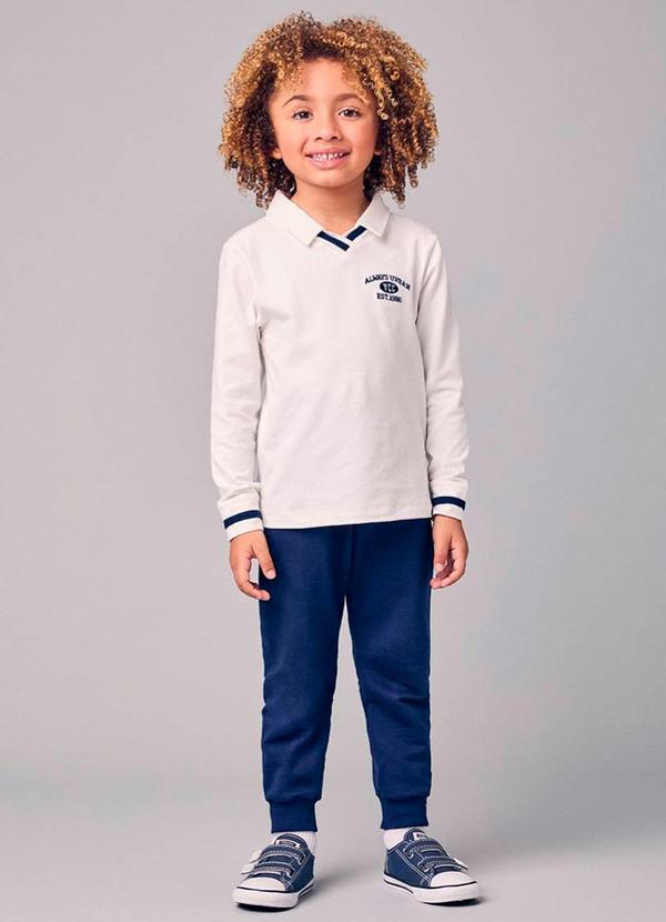 Conjunto Menino Infantil com Bordado