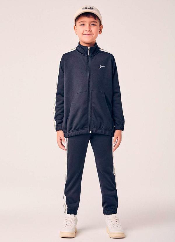 Conjunto Menino Infantil Preto com Cadarço