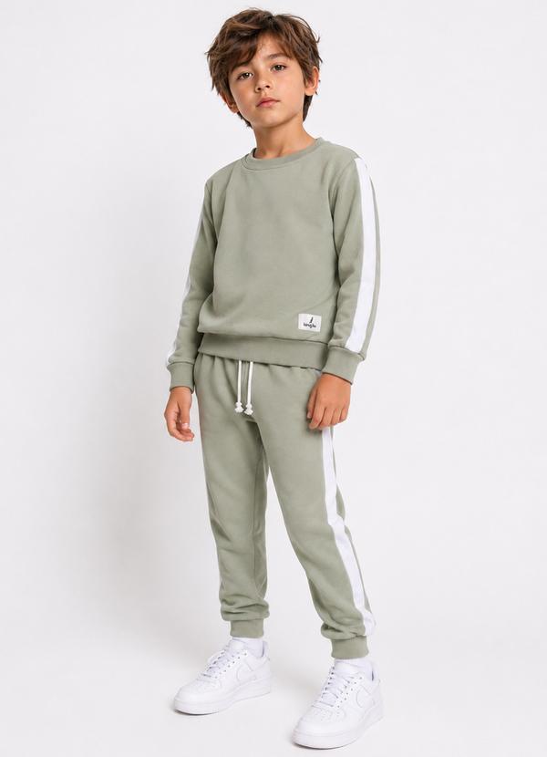 Conjunto Menino Inverno Kangulu Verde Claro