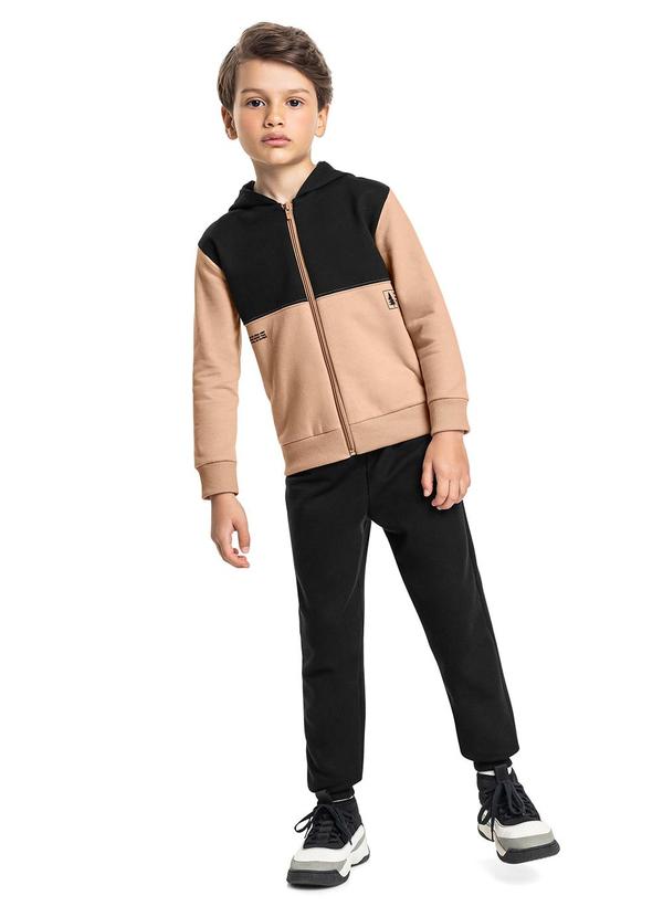 Conjunto Menino Jaqueta Calça Preto