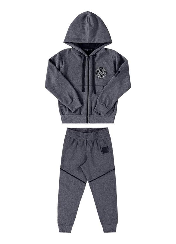 Conjunto Menino Jaqueta e Calça Authentic Preto