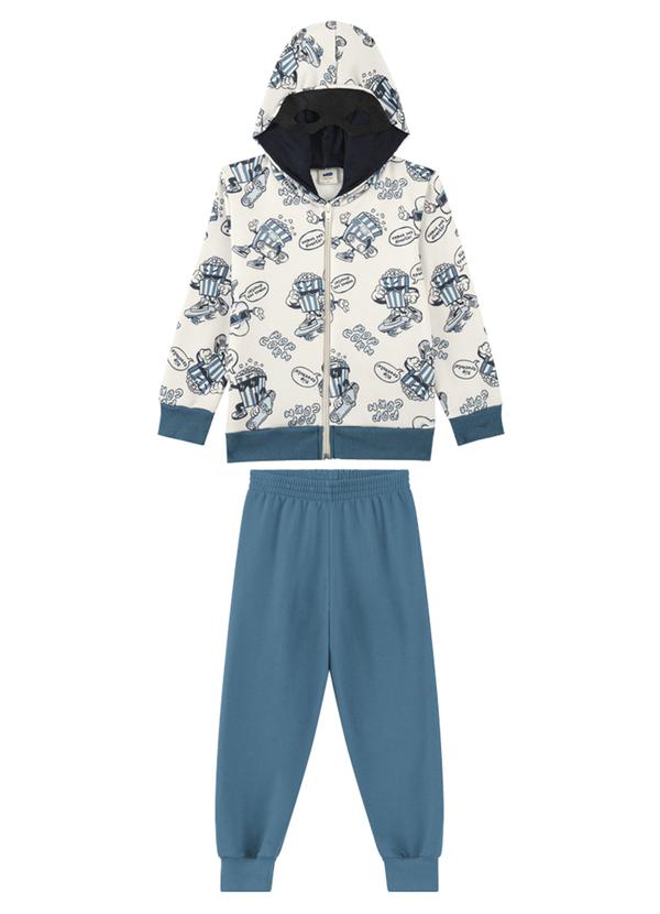 Conjunto Menino Jaqueta e Calça Bege