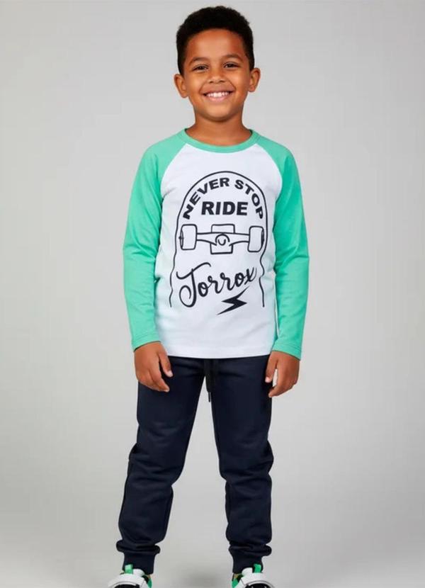 Conjunto Menino Meia Estação Keki Boys Verde