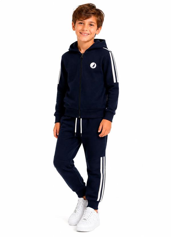 Conjunto Menino Minimalista Kangulu Azul Marinho