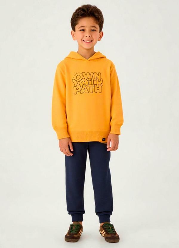 Conjunto Moletom Amarelo