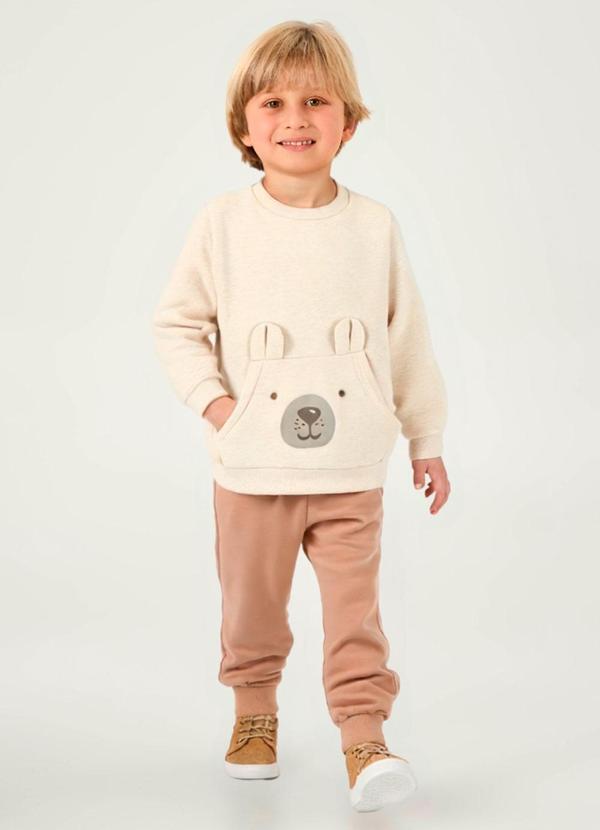 Conjunto Moletom Natural