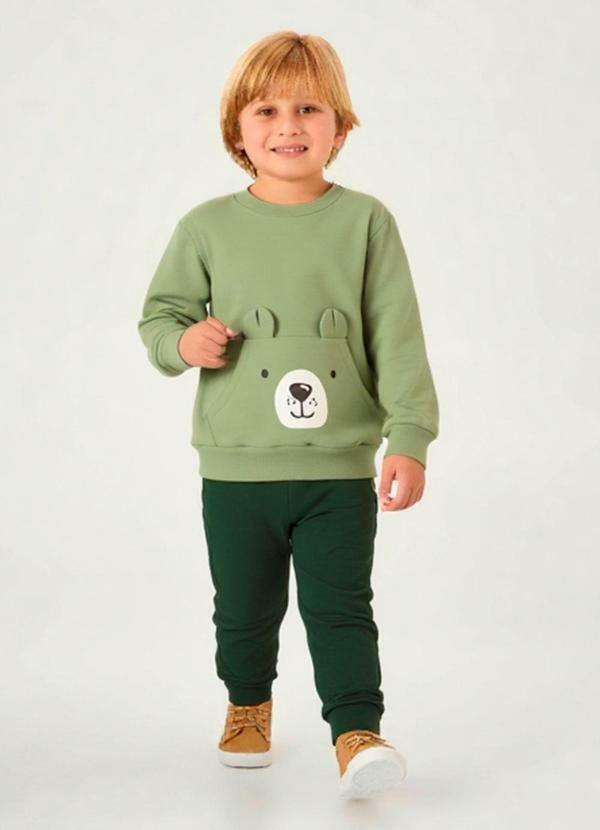 Conjunto Moletom Verde