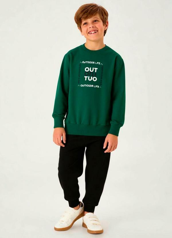 Conjunto Moletom Verde