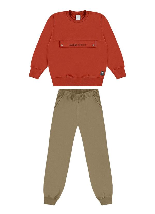 Conjunto Moletom Vermelho