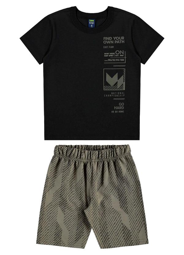 Conjunto Own Your Path Infantil Preto