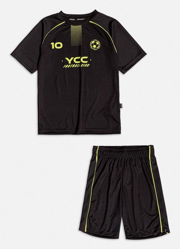 Vista 2 Conjunto Preto de Football Club Preto Youccie Youccie