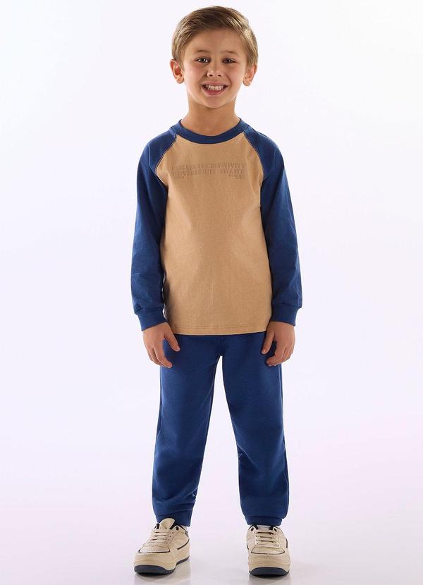 Conjunto Raglan Aventura Marrom