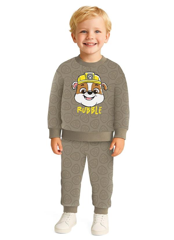 Conjunto Rubble® em Moletinho Bege