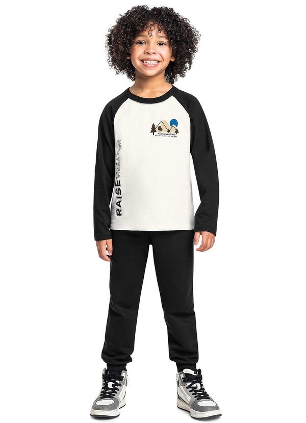 Conjunto Scout Camiseta Calça Branco