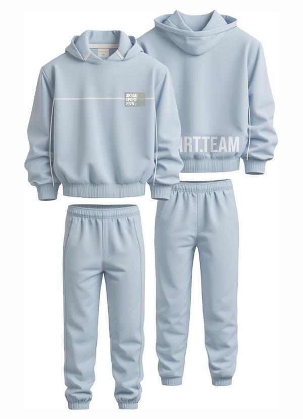 Conjunto Sport Team Suedini Azul Claro