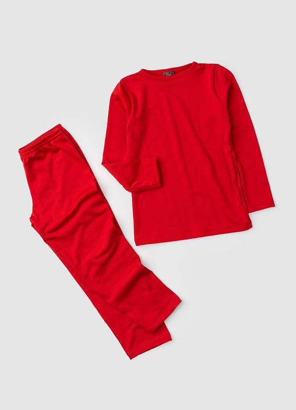 Conjunto Térmico Blusa + Calça Vermelho
