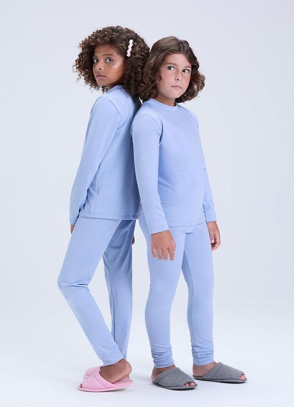 Conjunto Térmico Infantil Azul Claro