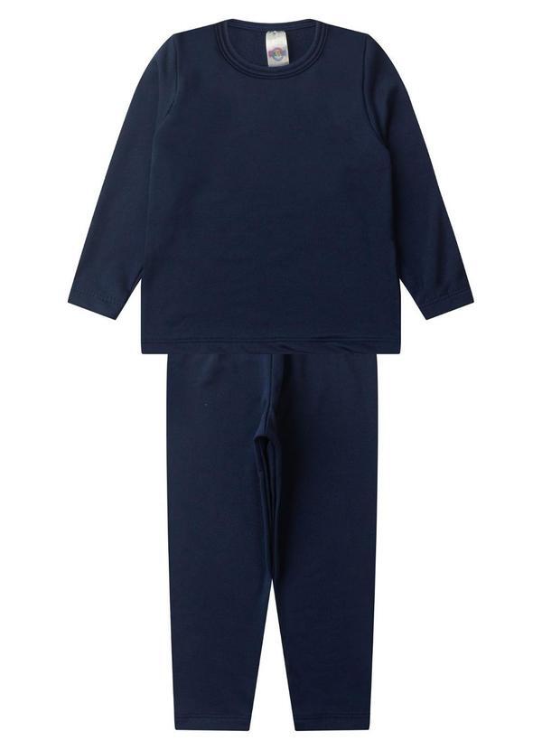 Conjunto Termico Infantil Segunda Pele Azul