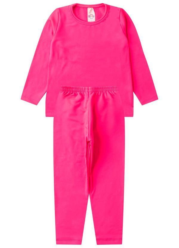 Conjunto Termico Juvenil Segunda Pele Rosa