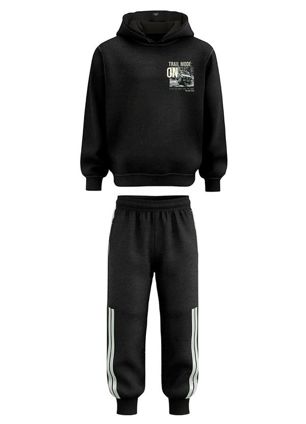 Conjunto Trail Mode On em Botonê Preto