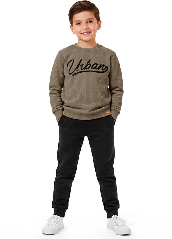 Conjunto Urban em Moletinho Bege