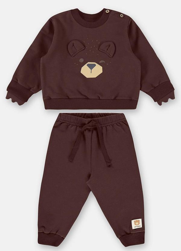 Conjunto Ursinho Interativo Marrom