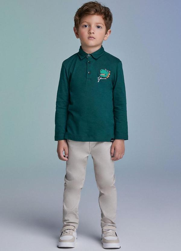 Vista 2 Conjunto Verde Infantil Dino Verde Youccie Youccie