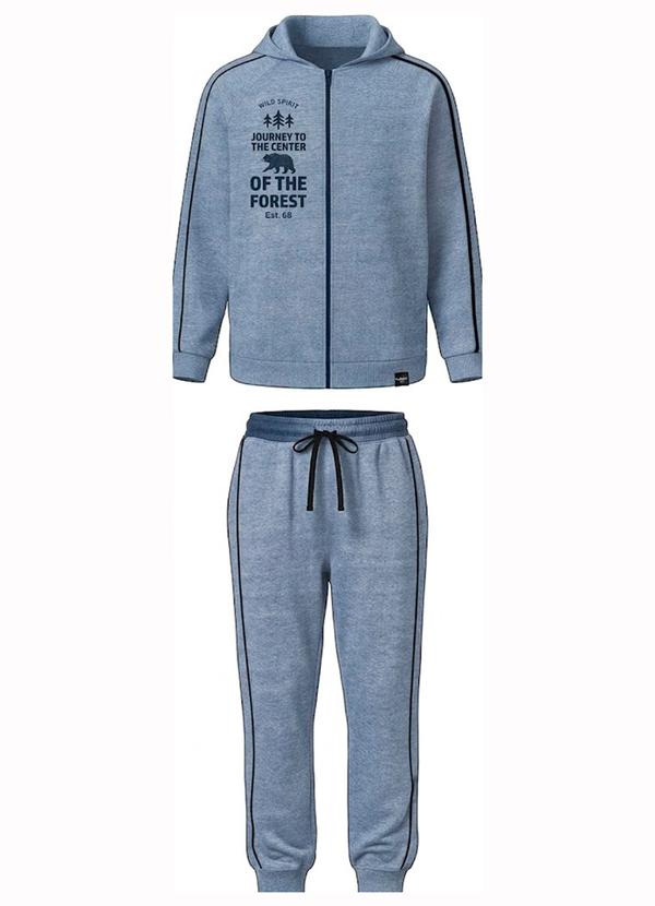 Conjunto Wild Spirit em Moletinho Azul Marinho