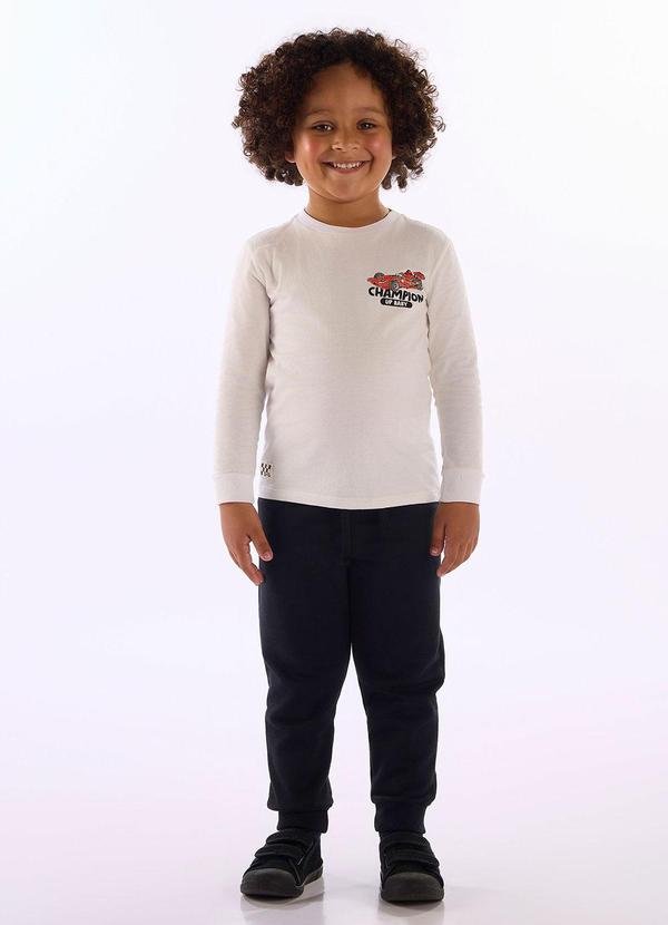 Conjunto Winner Camiseta Calça Branco