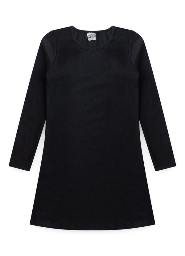 Vista 2 Vestido Infantil Básico Ribana Canelado VIDA COSTEIRA VIDA COSTEIRA