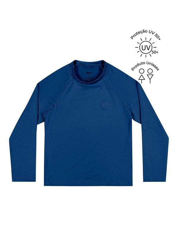 Vista 2 Blusa Infantil Unissex com Proteção Solar Azul Elian Elian