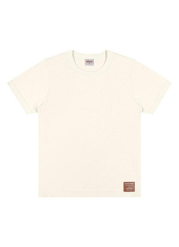 Vista 2 Camiseta Infantil Menino Surf Club Bege Elian Elian