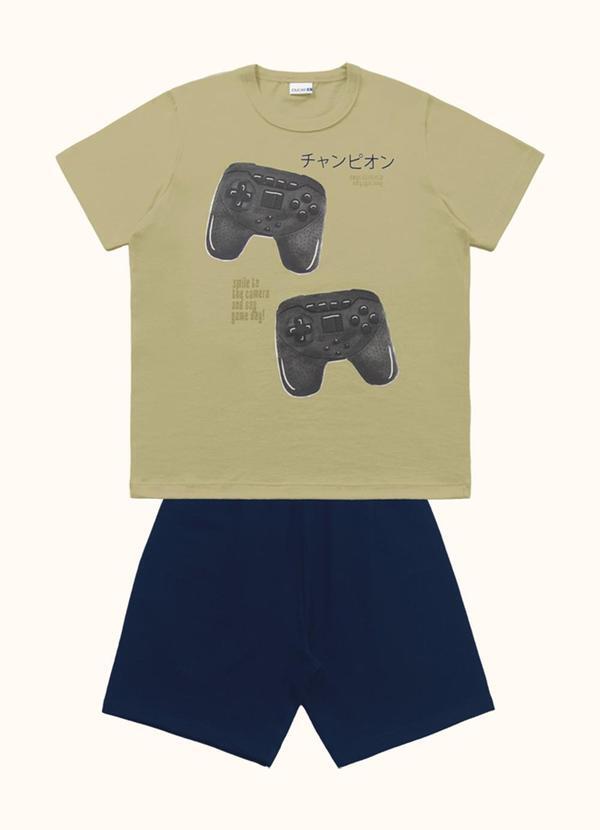 Conjunto Camiseta e Bermuda Verde