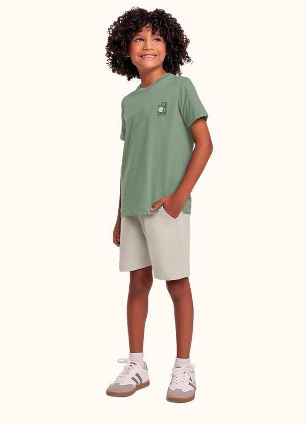 Conjunto Camiseta e Bermuda Verde