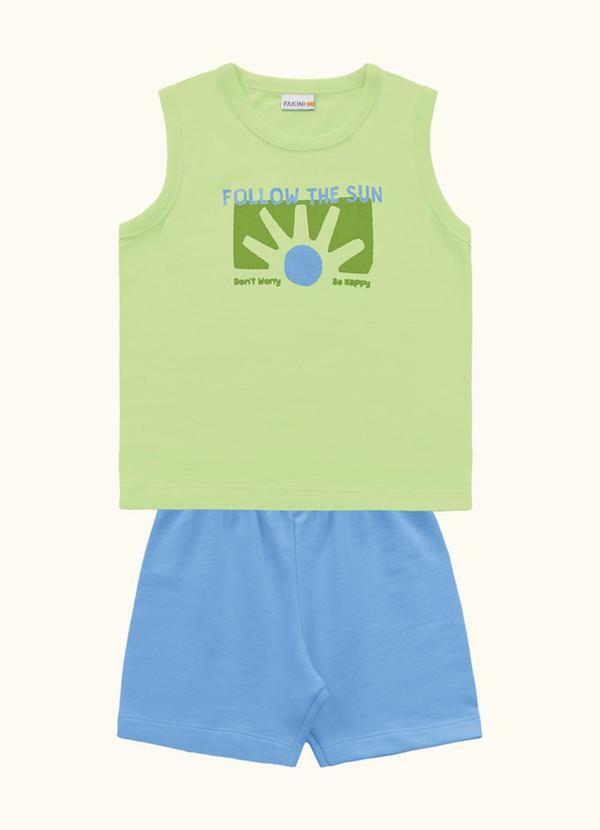 Conjunto Regata e Bermuda Verde