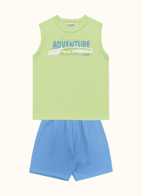 Conjunto Regata e Bermuda Verde