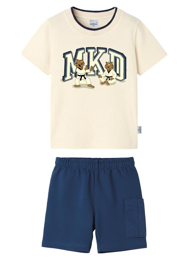Conjunto Artes Marciais Mkd Off White