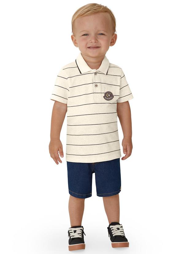 Conjunto Authentic em Piquet Linho Branco