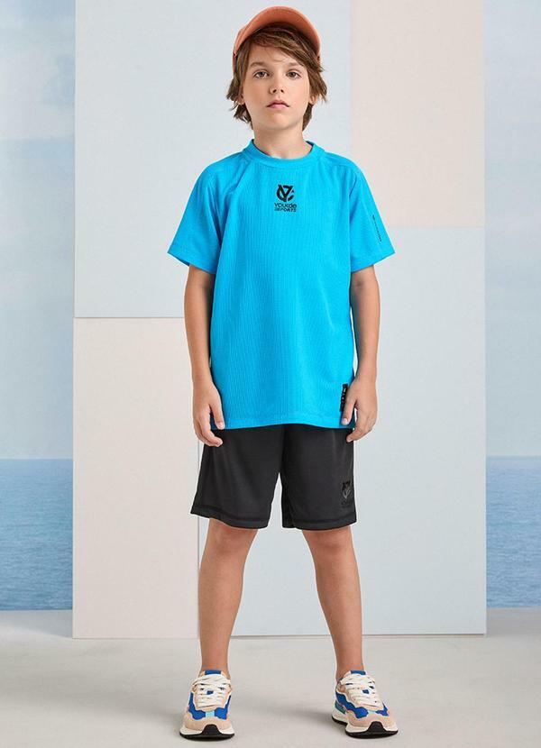 Conjunto Azul com Estampa Azul