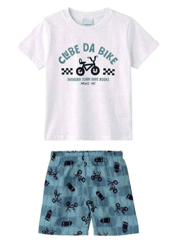 Conjunto Bike em Puff Branco