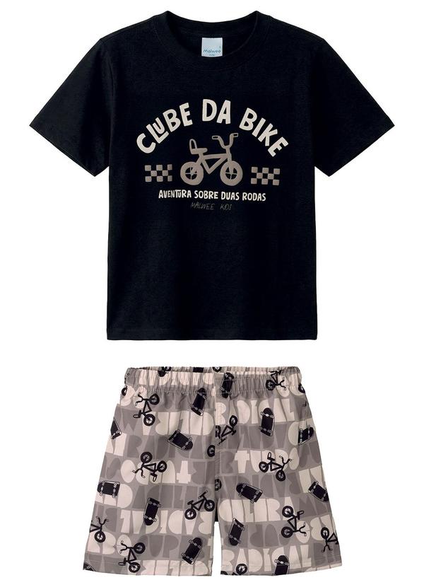 Conjunto Bike em Puff Preto