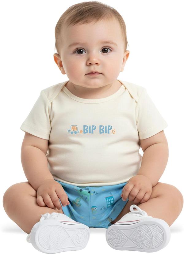 Conjunto Bip Bip Saruel Off White