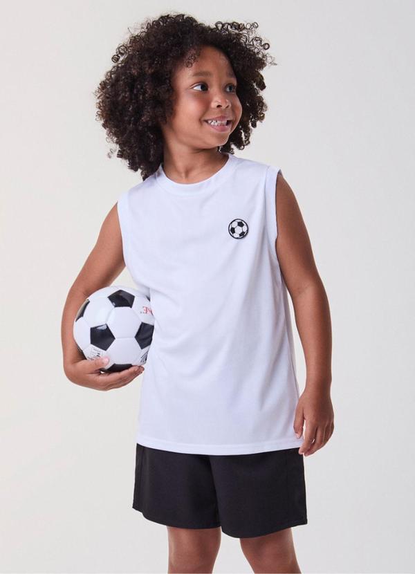 Conjunto Branco e Preto de Futebol Off White