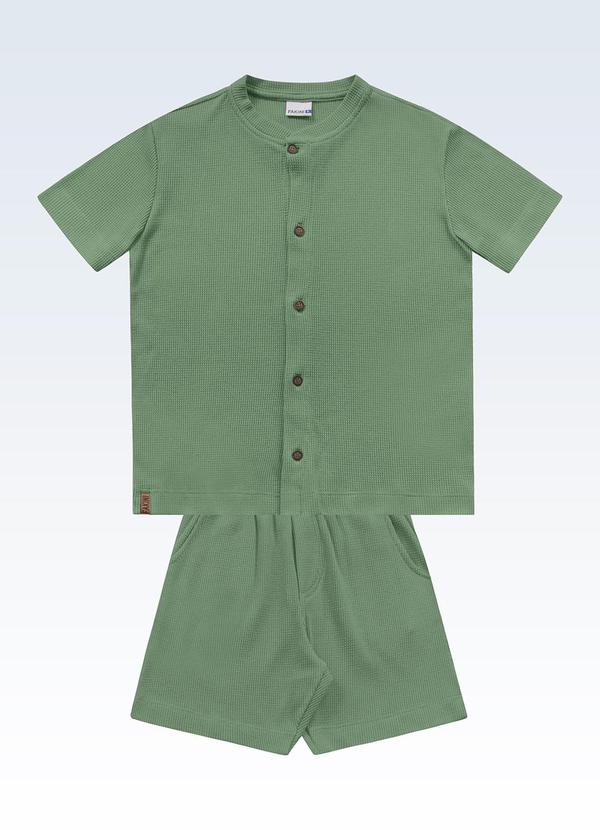 Conjunto Camisa/Bermuda Verde
